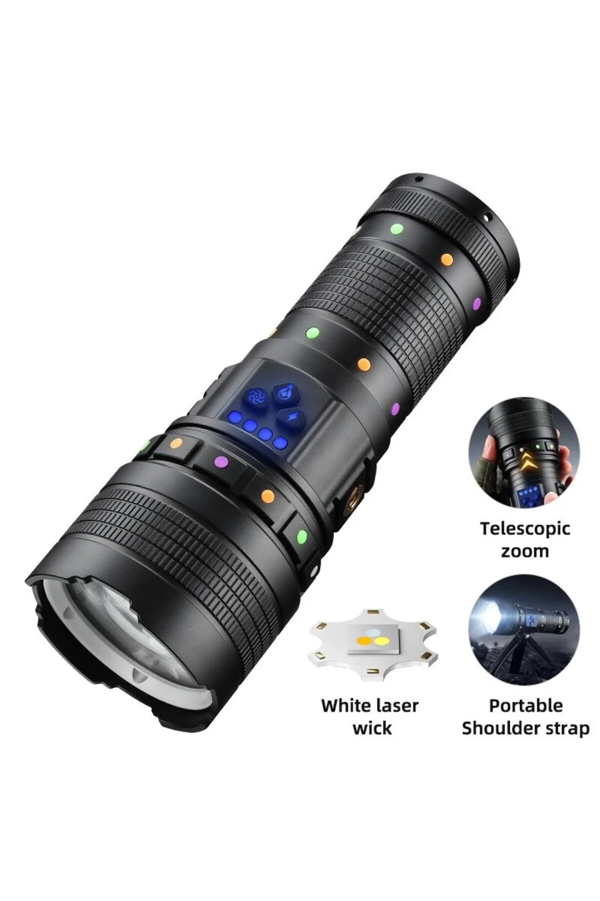 Bedotech Bd-2 30w Tg Led Alüminyum Alaşımlı Zoomlu Type-c Şarjlı 