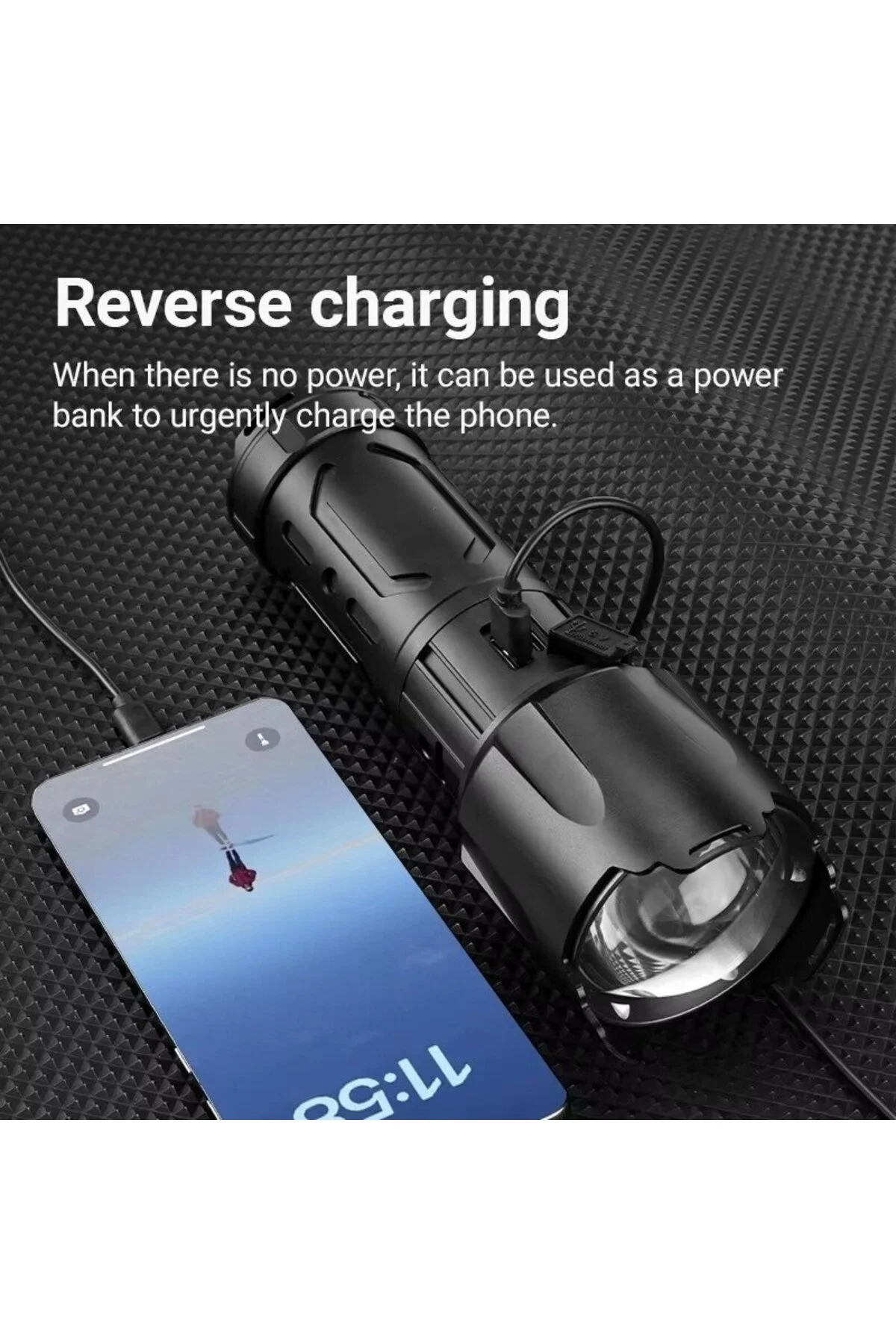 Bedotech Bd-2406 30w Tg Led Alüminyum Alaşımlı Zoomlu Type-c Diji
