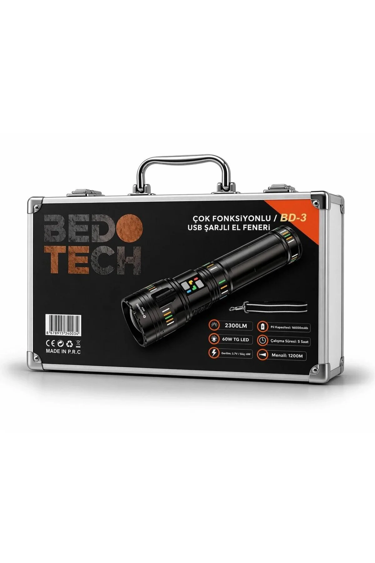 Bedotech Bd-3 60w Tg Led Alüminyum Alaşımlı Zoomlu Type-c Renkli 