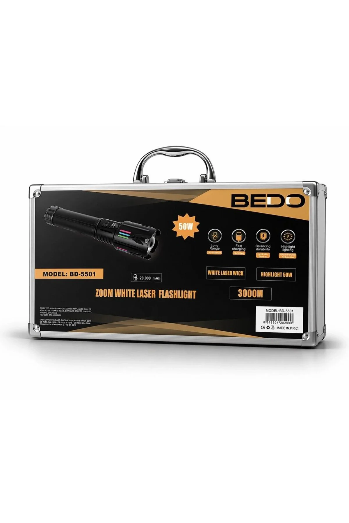 Bedotech Bd-5501 50w Tg Led Alüminyum Alaşımlı Zoomlu Dijital Gös