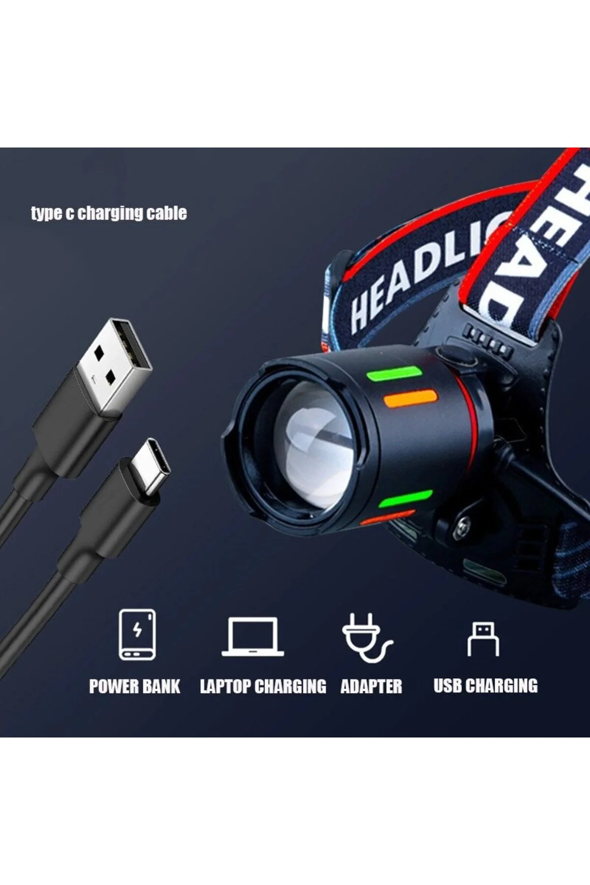 Bedotech Bd-62 10w Tg Led Alüminyum Alaşımlı Zoomlu Type-c Şarjlı