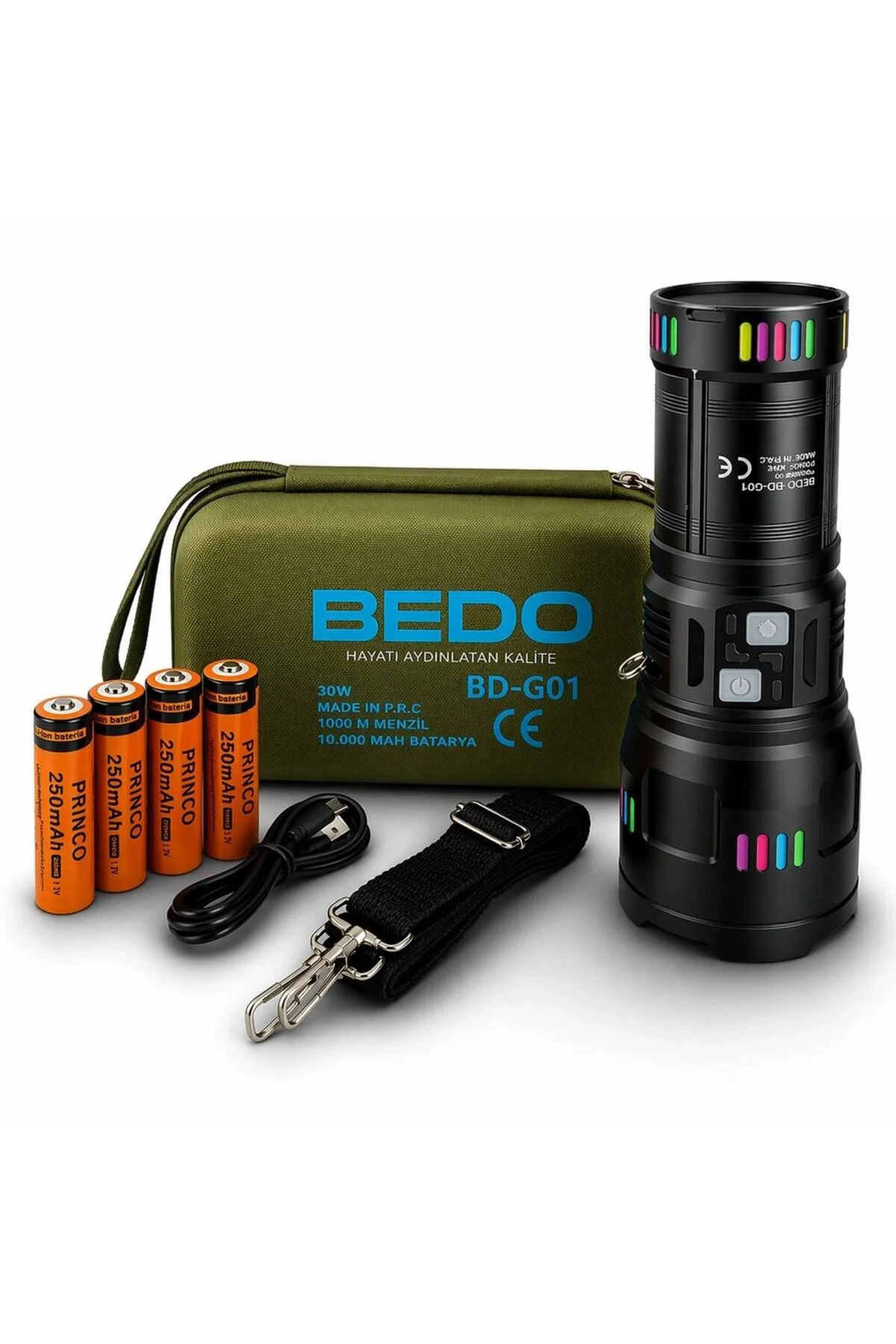 Bedotech Bd-g01 30w Tg Led Alüminyum Alaşımlı Zoomlu Type-c Şarjl