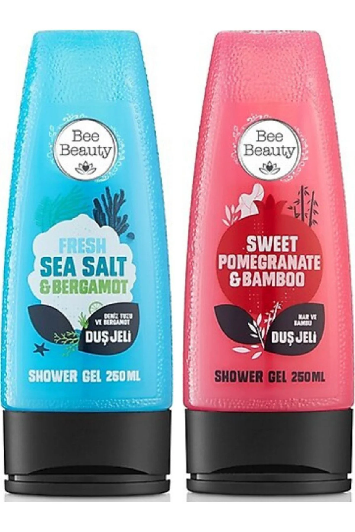 Bee Beauty Deniz Tuzu & Bergamot & Vanilya & Ahududu Duş Jeli 250ml