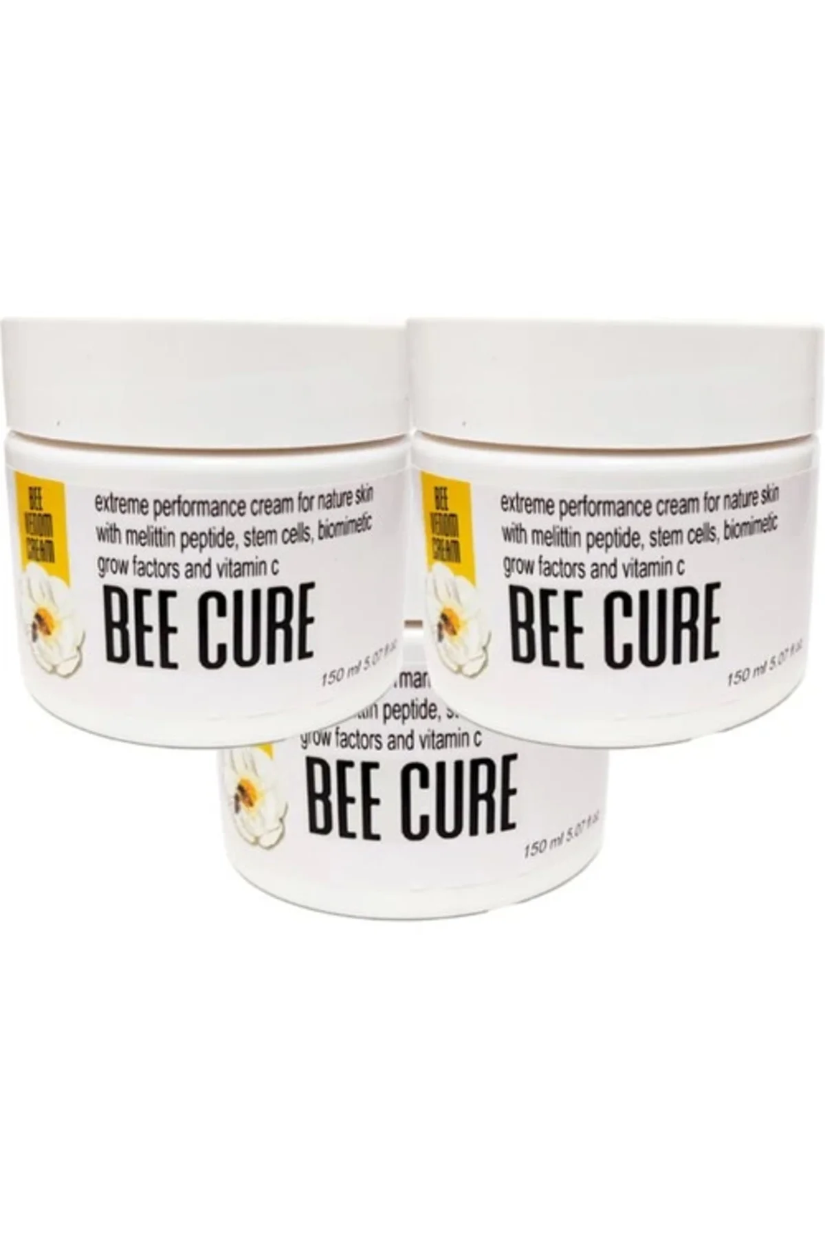 Bee Cure Arı Zehiri Kremi 3'lü Set – Rahatlatıcı Etki 150 ml