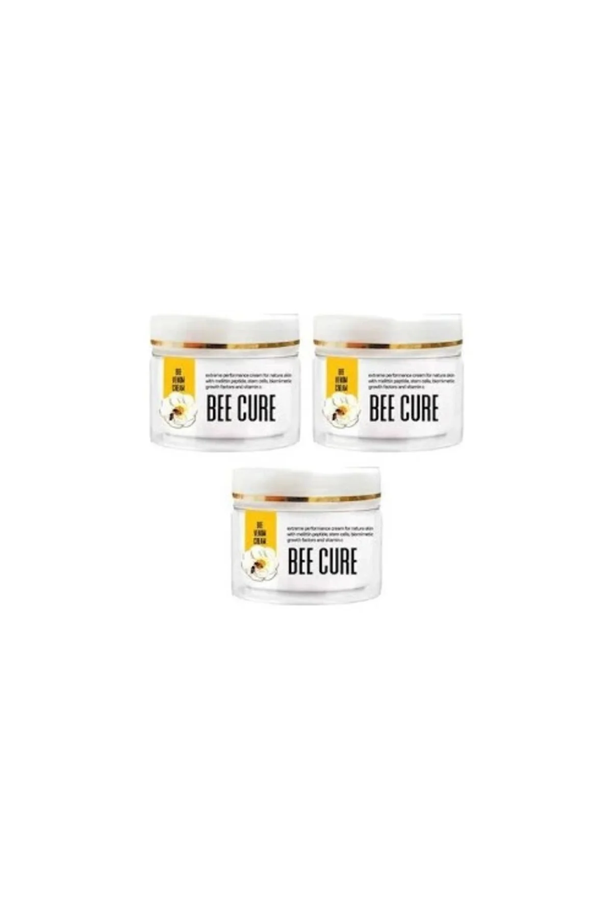 Bee Cure Arı Zehri Kremi - 3 Kutu (3 x 50 ml) Rahatlatıcı Arı Zehiri Kremi