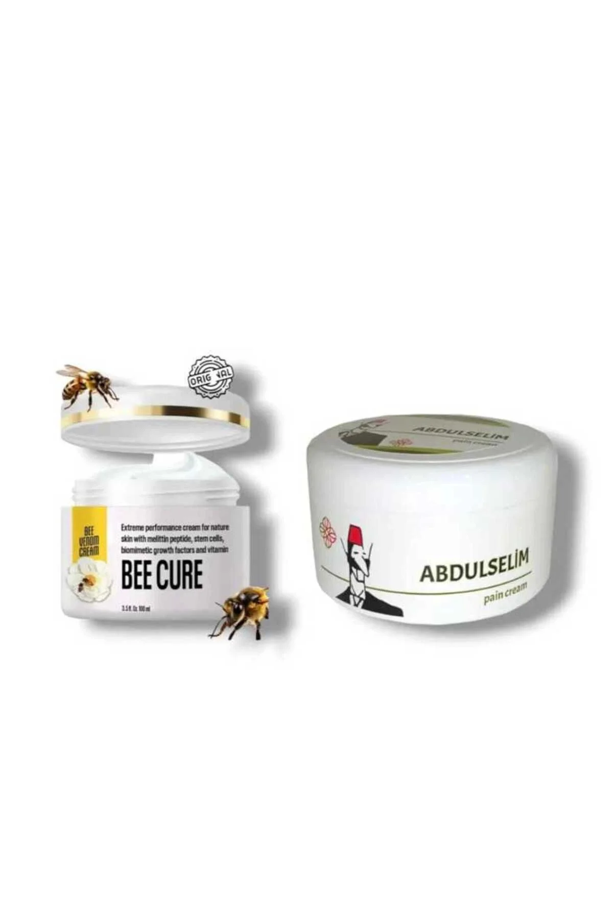 Bee Cure Arı Zehri Kremi 100 ml + Abdulselim Anti 200 ml - Cilt Bakım Seti