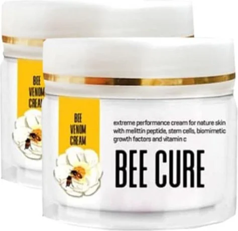 Bee Cure Arı Zehri Kremi 100 ml 2 Adet — Cilt Yenileyici Arı Zehiri Bakım Kremi