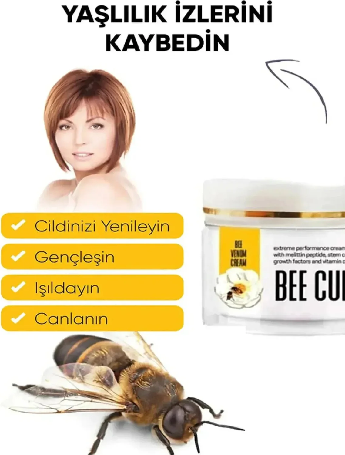 Bee Cure Bakım Kremi 150 ml X2 - Çift Paket Cilt Besleme ve Onarma Kremi