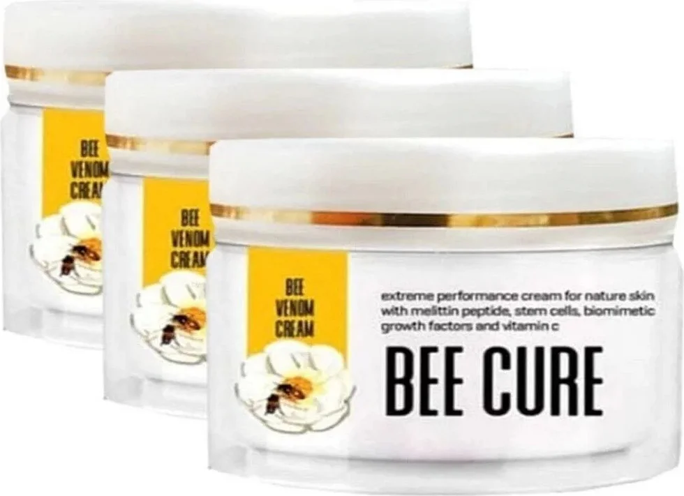 Bee Cure Krem 100ML 3 Adet – Arı Zehiri Etkili Cilt Bakım Kremi