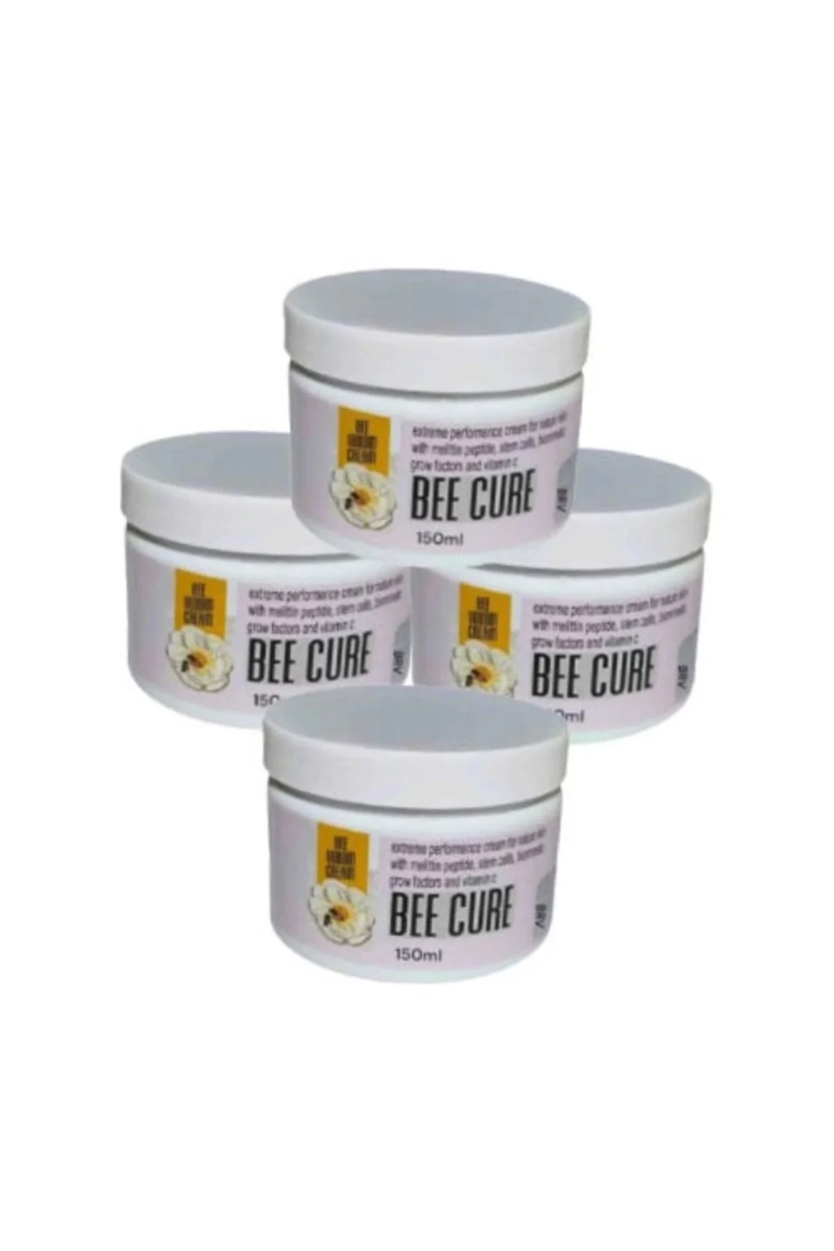 Bee Cure Krem 4'lü Set – 4 x 150 ml Doğal Arı Ürünleri Bakım Kremi