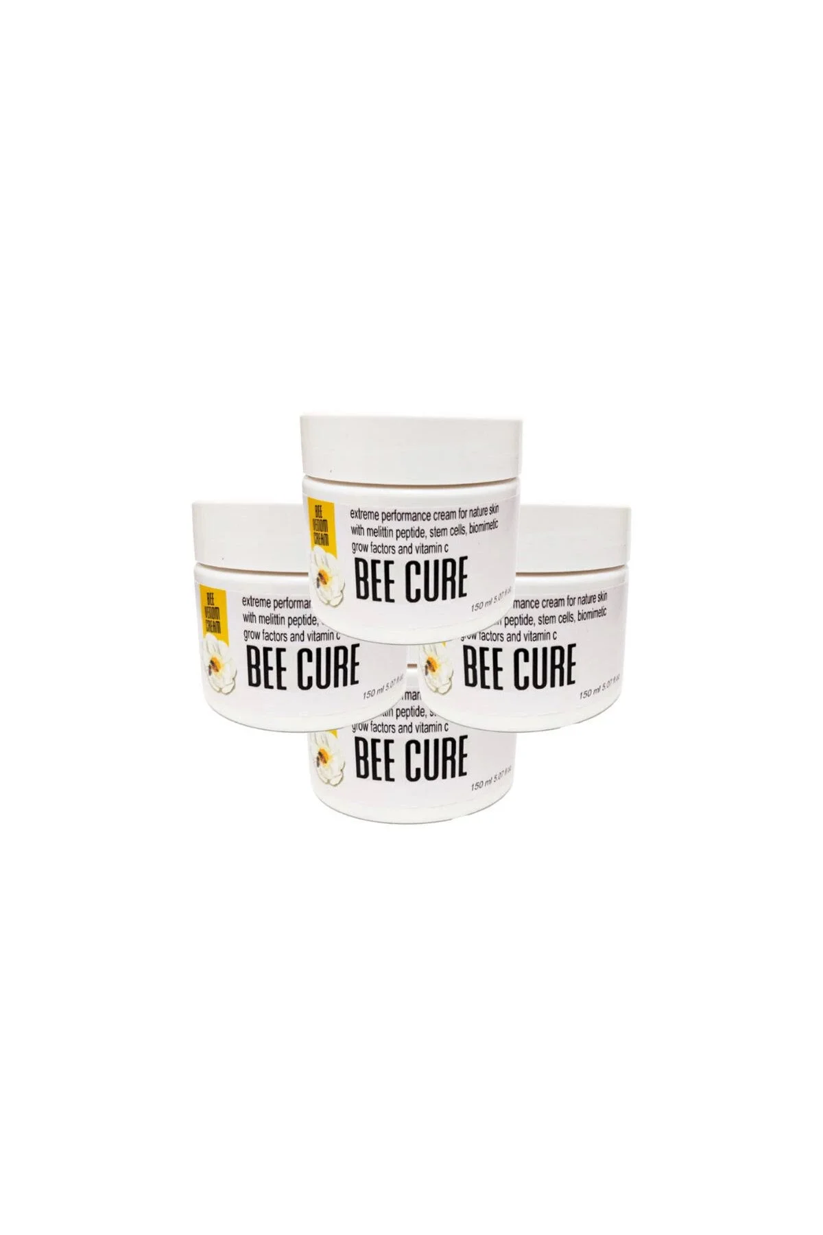 Bee Cure Rahatlatıcı Bakım Kremi 4x150 ml – Cildinizi Huzurla Besler