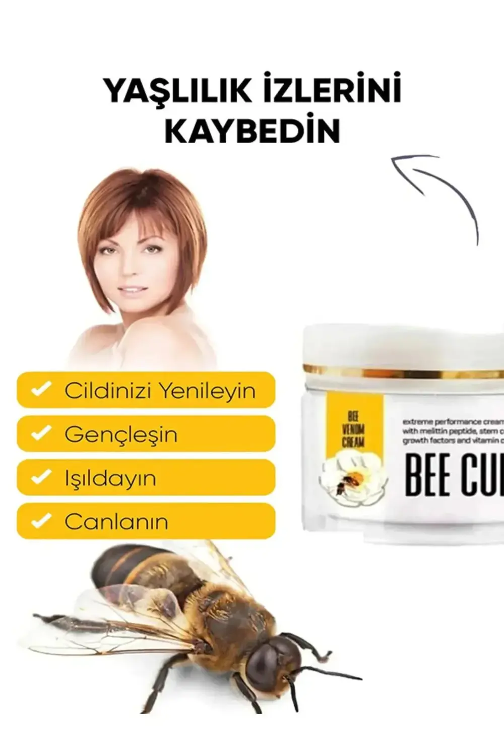 Bee cure Rahatlatma Bakım Kremi150 ML X2 ADET