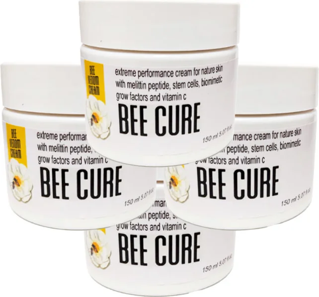 Bee Cure Venom Kremi 4'lü Set – Arı Zehri ile Etkili Ağrı Kesici Krem 150 ml