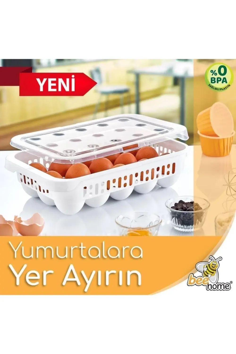 Bee Home Egg Holder (yumurta Kabı)