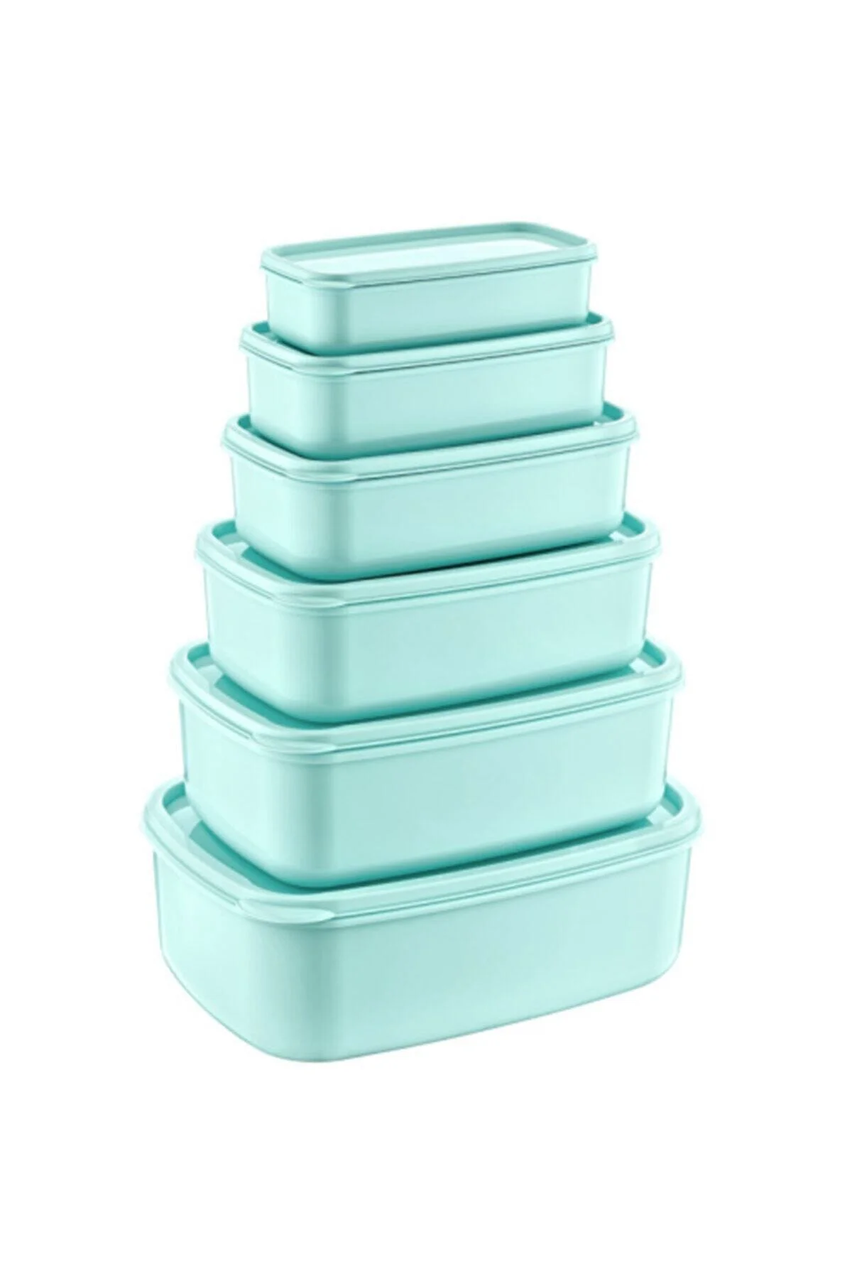 Bee Home Saklama Kabı Seti 6'lı Set Renkli Plastik Klm-aky-ak525 