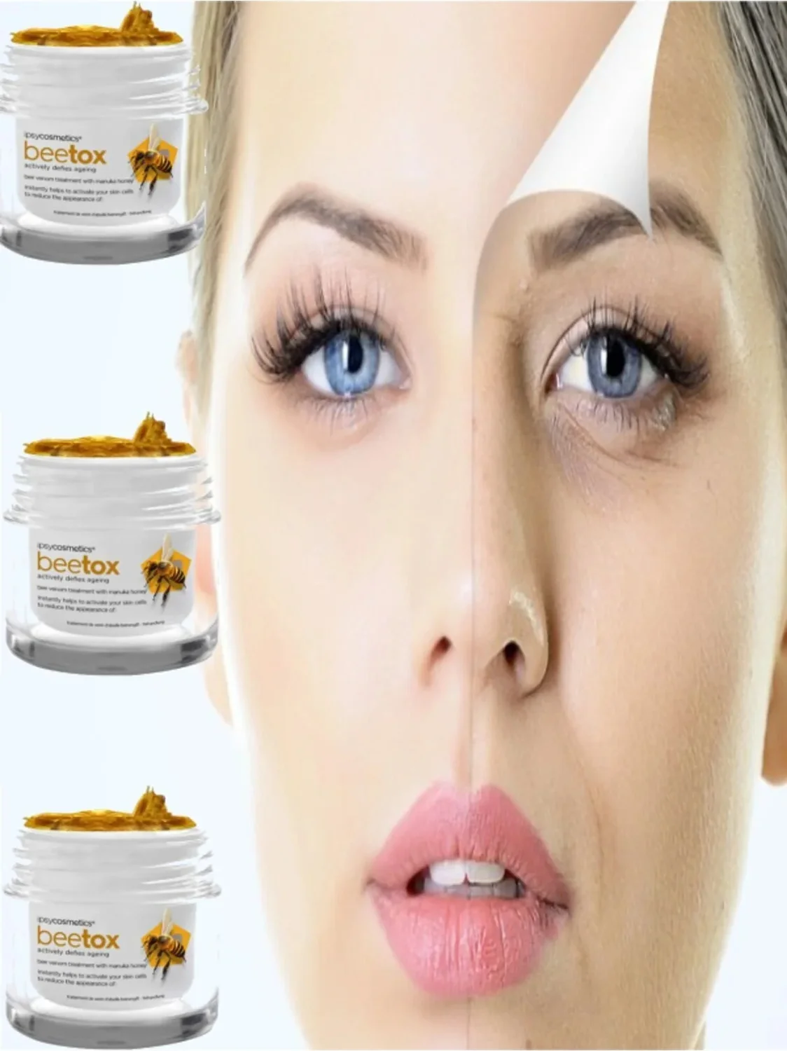 Bee Tox Arı Zehri Gergin Yüz Bakım Kremi 100 ml - Cilt Gerginliği ve Sıkılık İçin