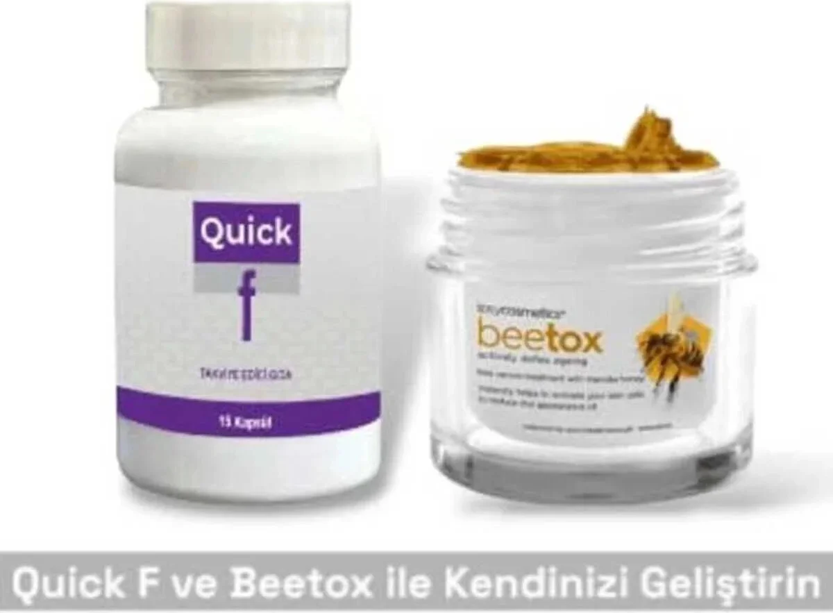 Bee Tox Arı Zehri Krem & Quick F Destekleyici 15li — Eklem & Kas Ağrılarına Doğal Çözüm