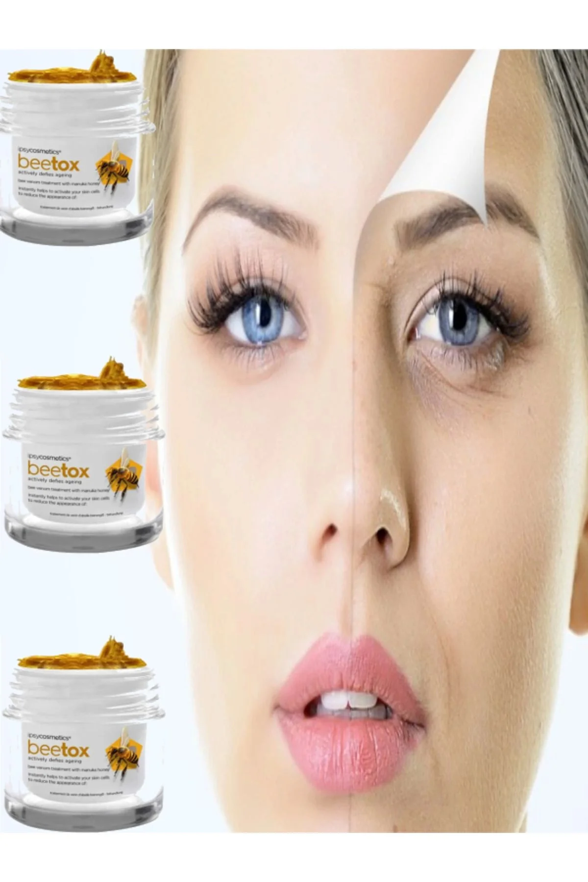 Bee Tox Kırışıklık Karşıtı Arı Zehri Kremi 100 ml 2'li Paket