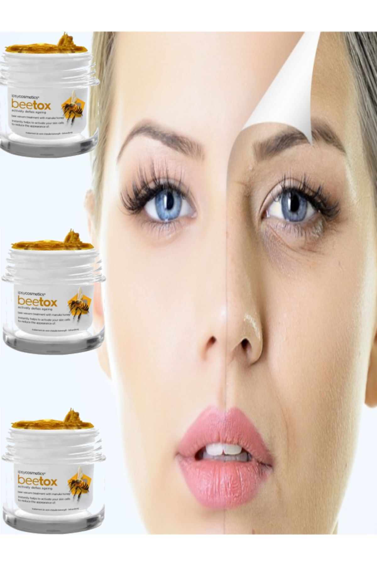 Mydrop Bee Tox Kırışıklık Karşıtı Arı Zehri Kremi 100 Ml X 2Adet