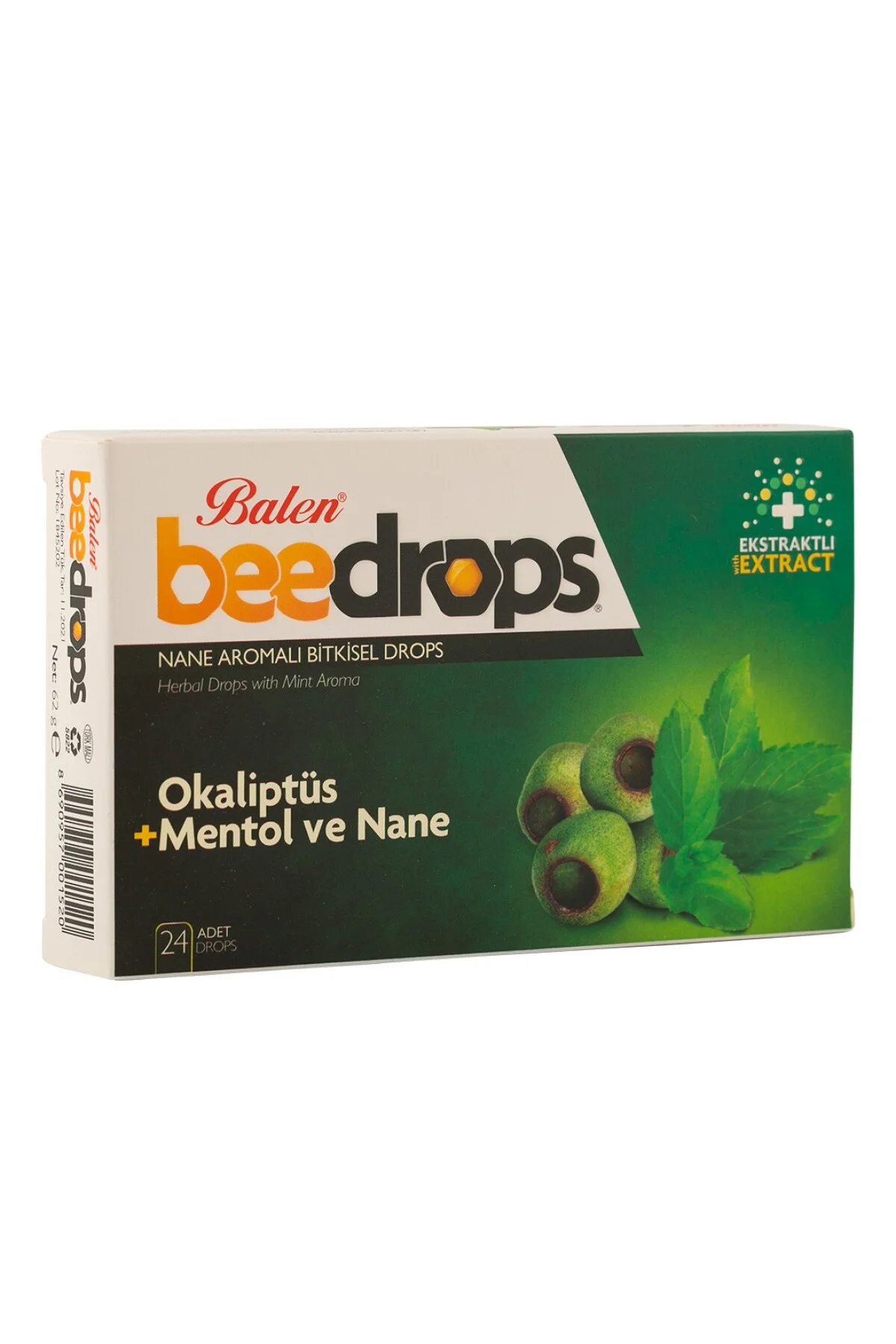 Beedrops Okaliptüs+Mentol-Nane Aromalı Drops