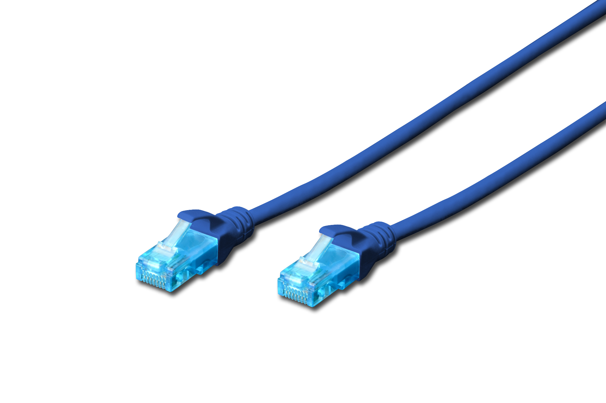 Beek CAT. 5E Patch Kablo, UTP, 0.25 metre, AWG 26, Mavi Renk TdrT