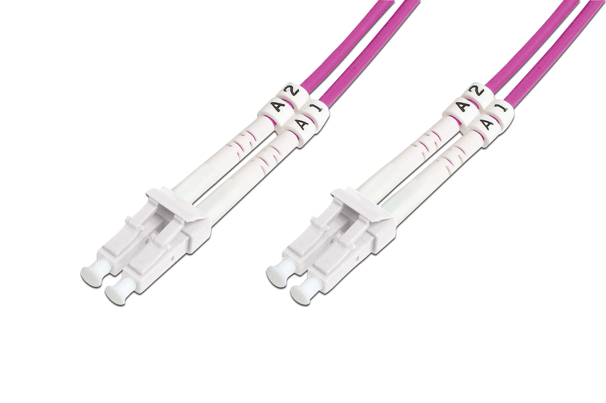 Beek LC-LC Fiber Optik Patch Kablo, Multimode OM 4 50/125 Duplex,