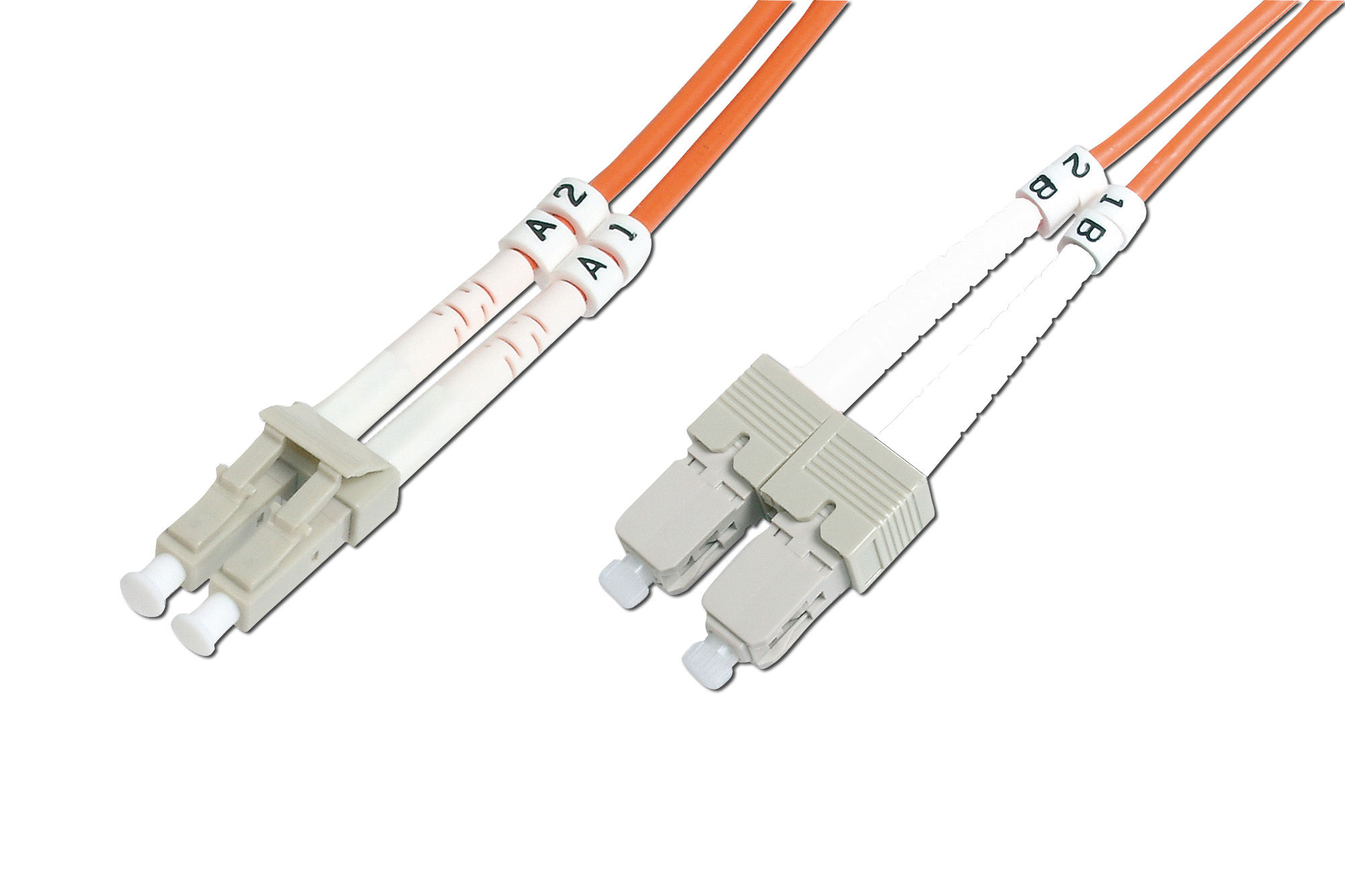 Beek LC-SC Fiber Optik Patch Kablo, Multimode OM 2 50/125 Duplex,