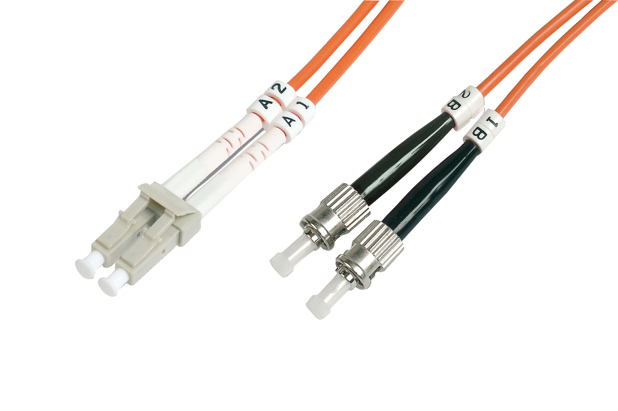 Beek LC-ST Fiber Optik Patch Kablo, Multimode OM 1 62.5/125 Duple