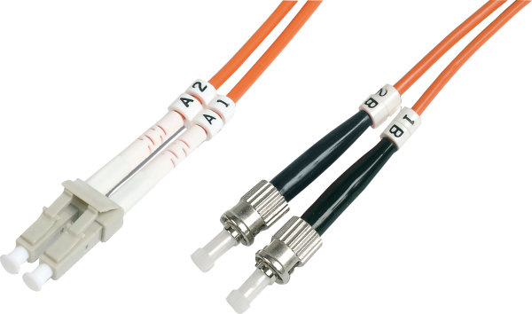 Beek LC-ST Fiber Optik Patch Kablo, Multimode OM 2 50/125 Duplex,