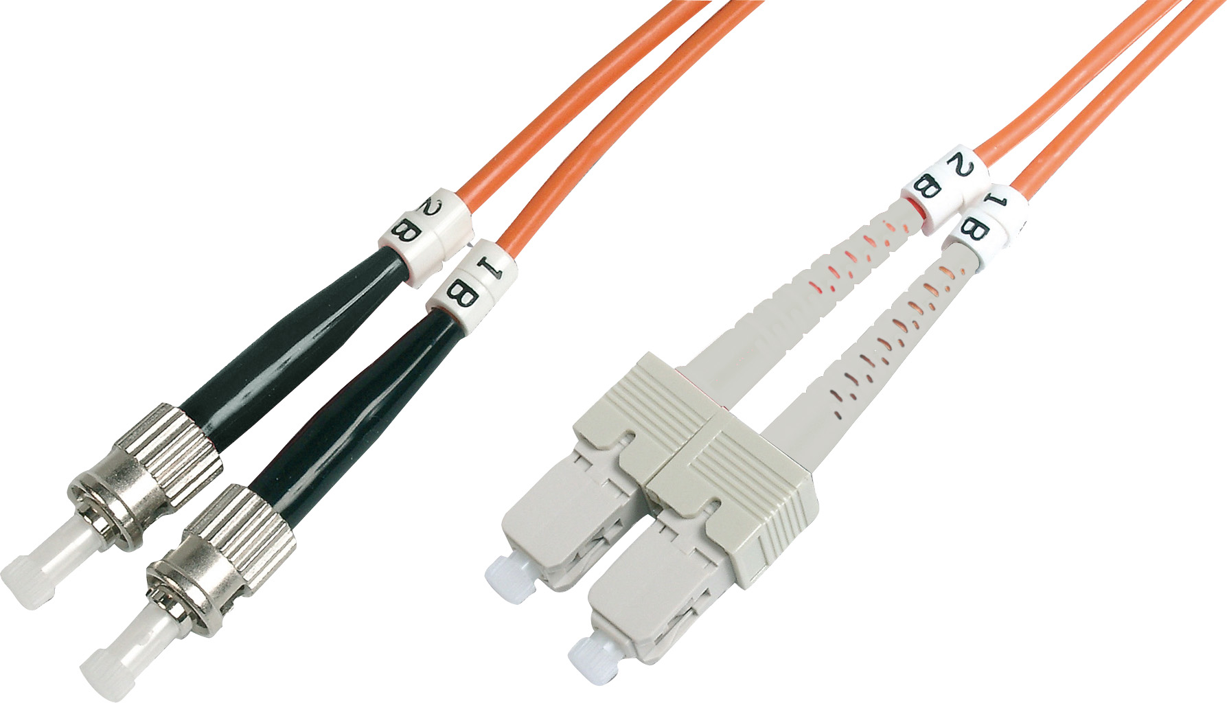 Beek ST-SC Fiber Optik Patch Kablo, Multimode OM 2 50/125 Duplex,