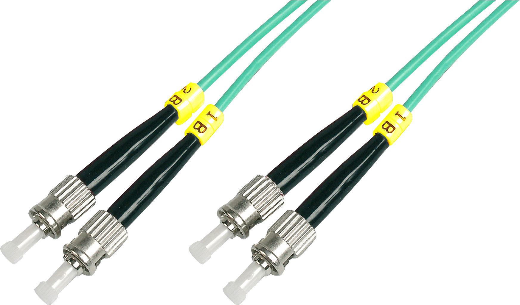 Beek ST-ST Fiber Optic Patch Kablo,  Multimode OM3 50/125 Duplex,