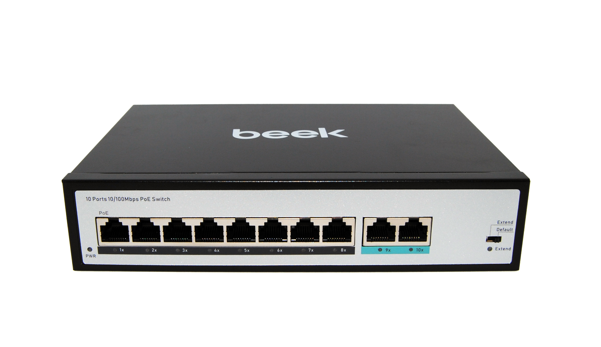 Beek Yönetilemeyen PoE+ Switch 8 x 10/100Mbps IEEE802.3af/at PoE+