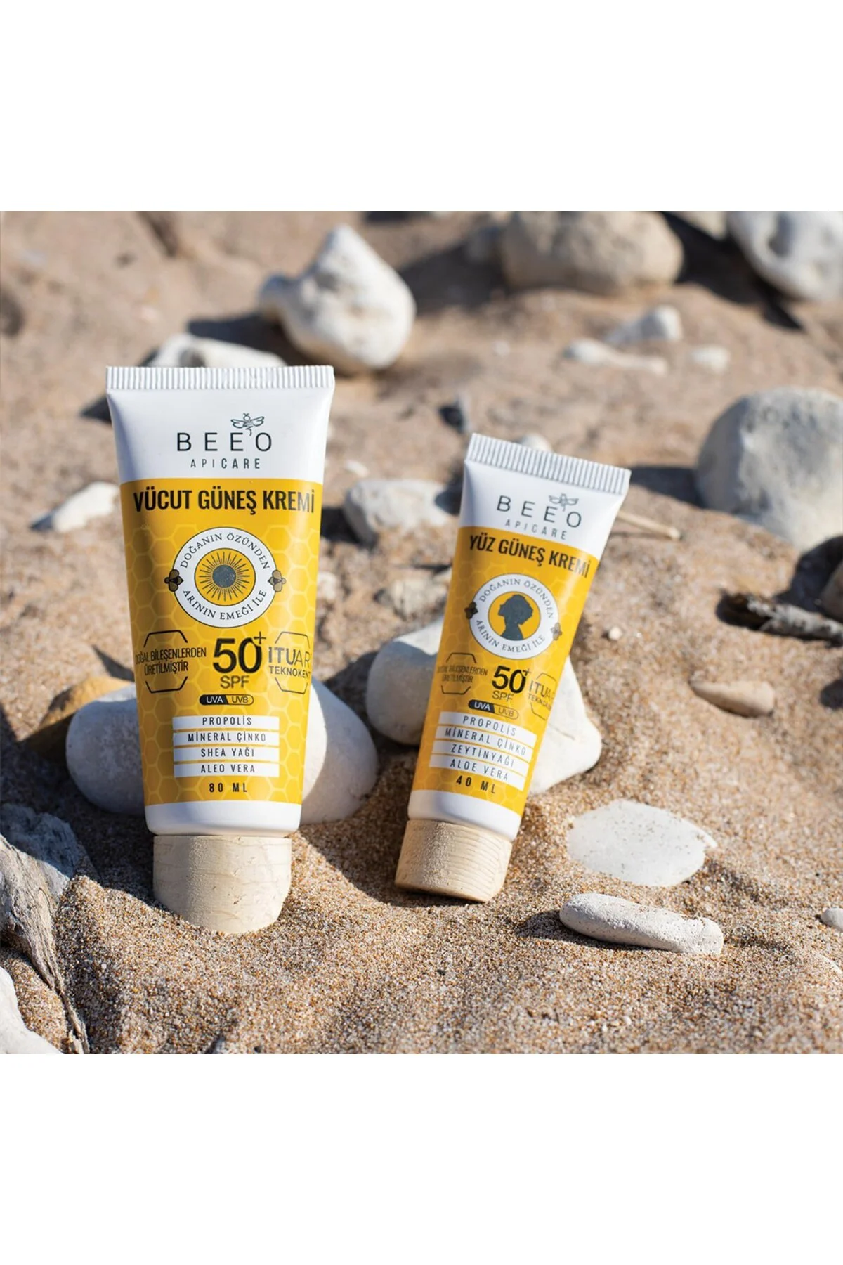Bee'o Propolisli Yüksek Koruma Yüz Güneş Kremi, 50+ SPF, 40 ml