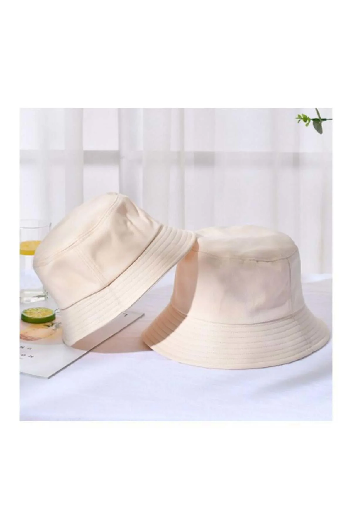 Bej Bucket Şapka Bej Bucket Şapka
