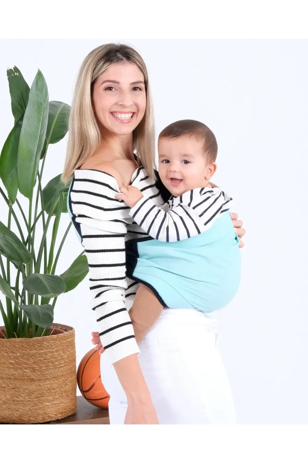 Bej Ergonomik Bebek Taşıma Çantası Bebek Taşıyıcı Sling Puset Ana