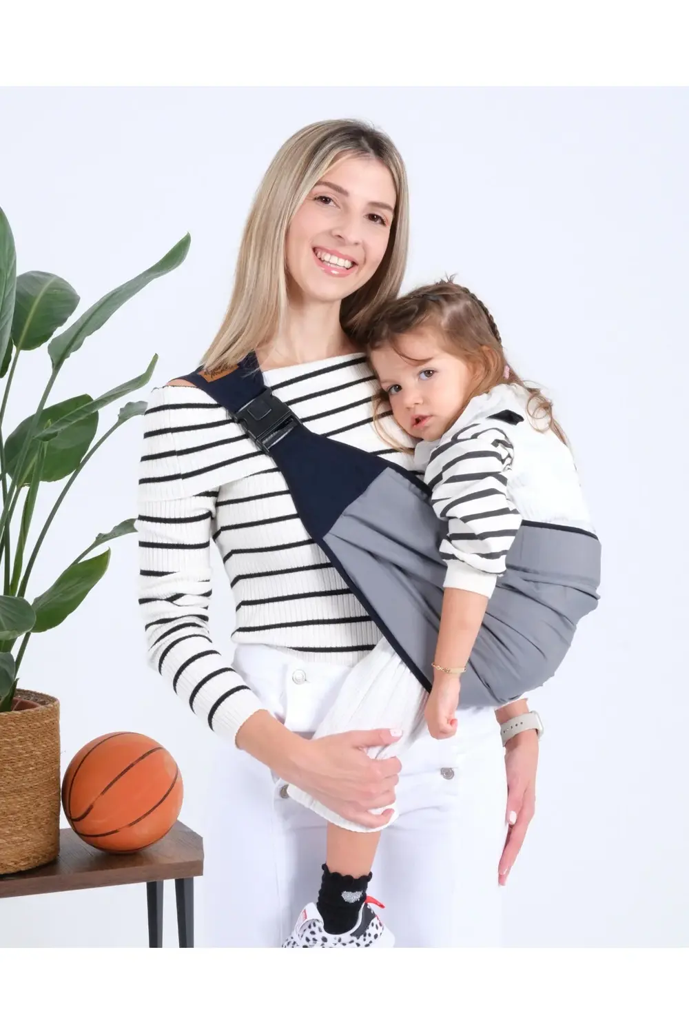 Bej Ergonomik Bebek Taşıma Çantası Bebek Taşıyıcı Sling Puset Ana