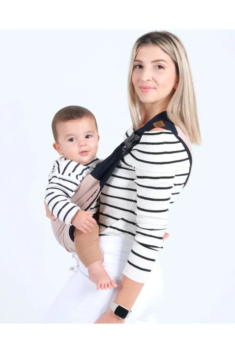 Bej Ergonomik Bebek Taşıma Çantası Bebek Taşıyıcı Sling Puset Ana