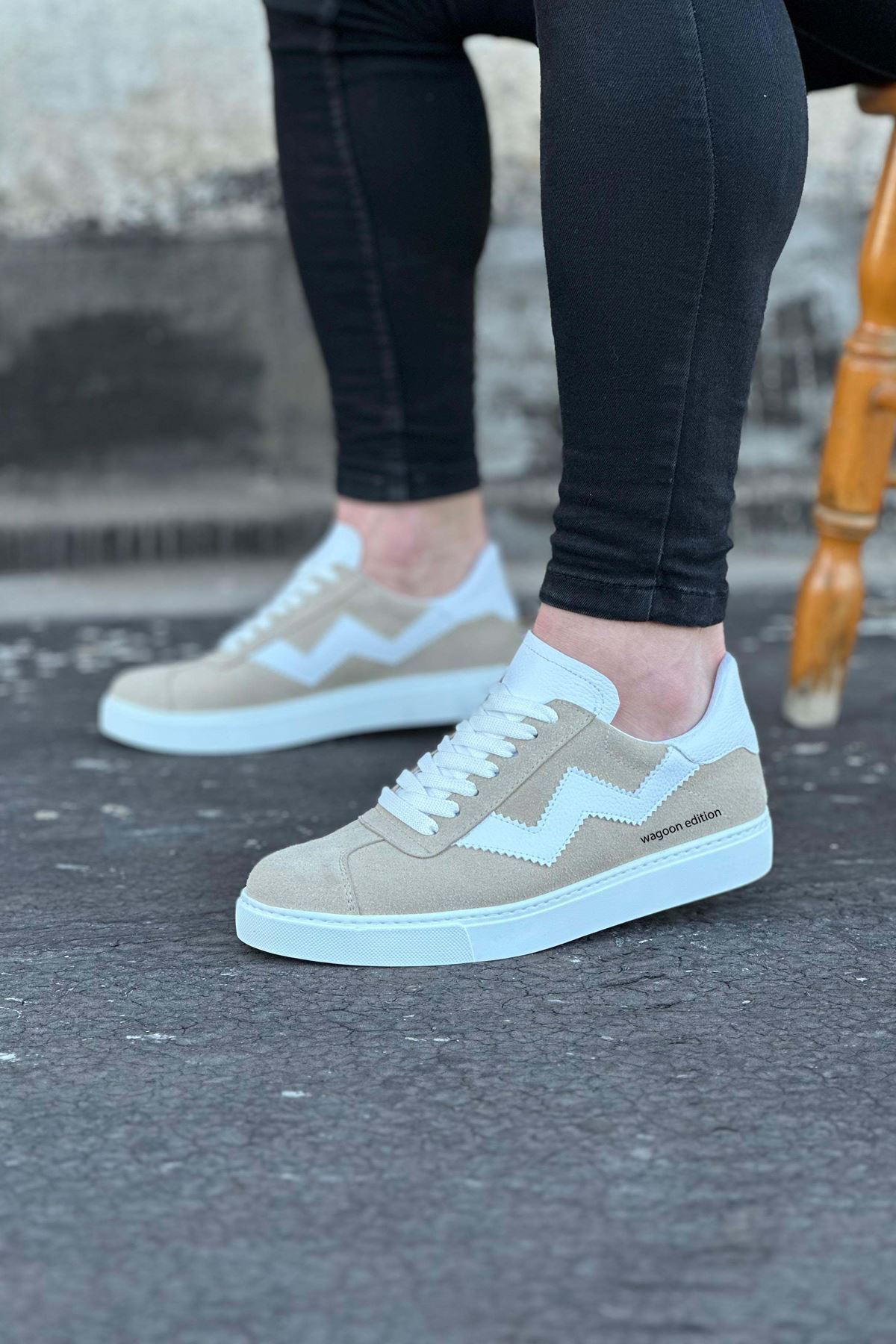 K&A Bej Erkek Casual Ayakkabı