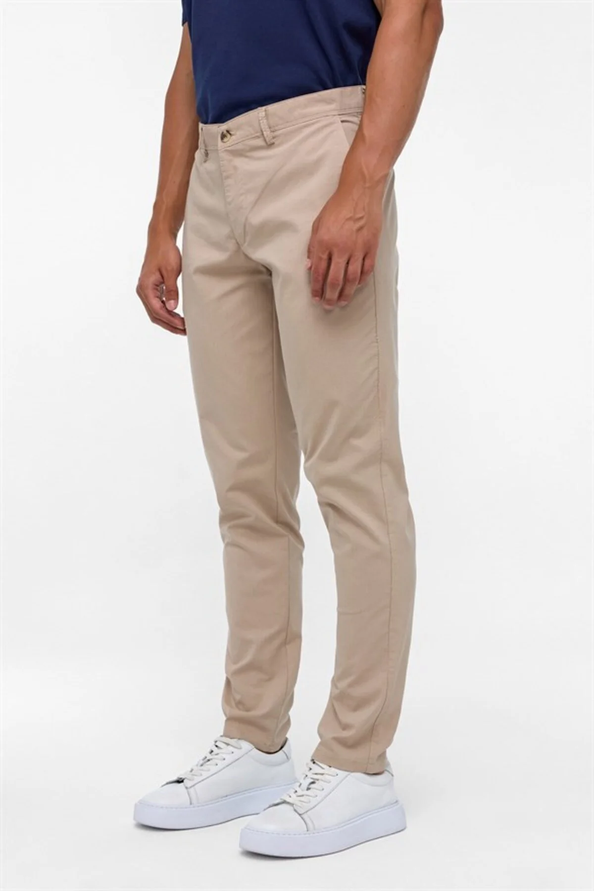Bej Regular Casual Pantolon