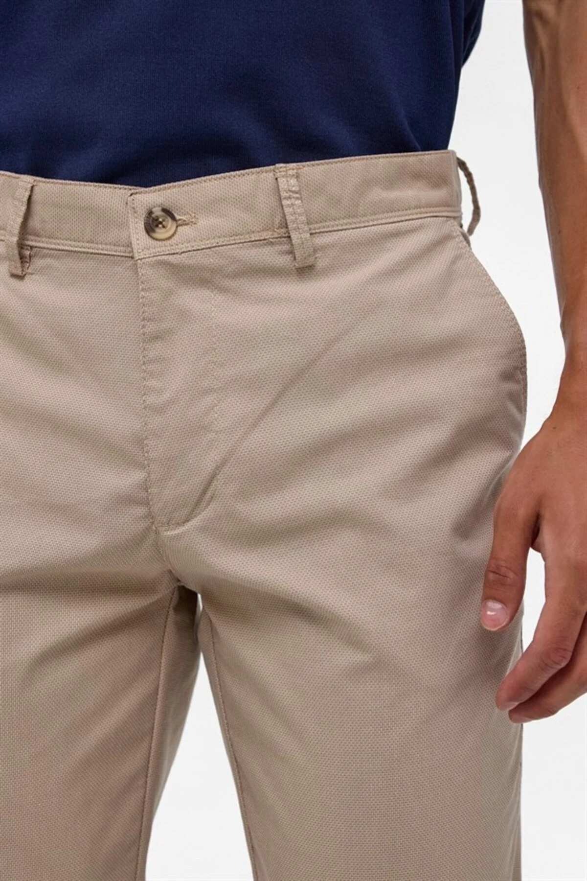 Bej Regular Casual Pantolon