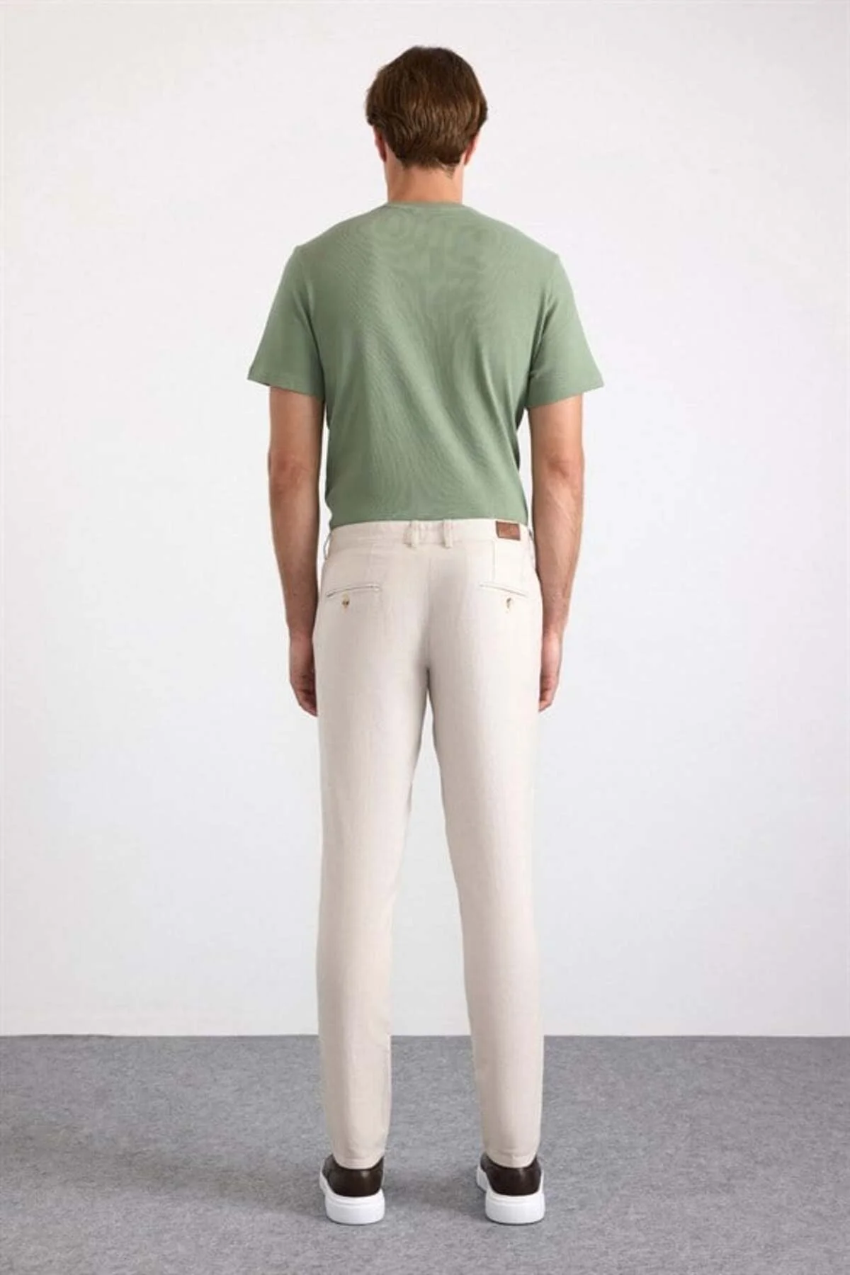 Bej Slim Casual Pantolon Bej Slim Casual Pantolon