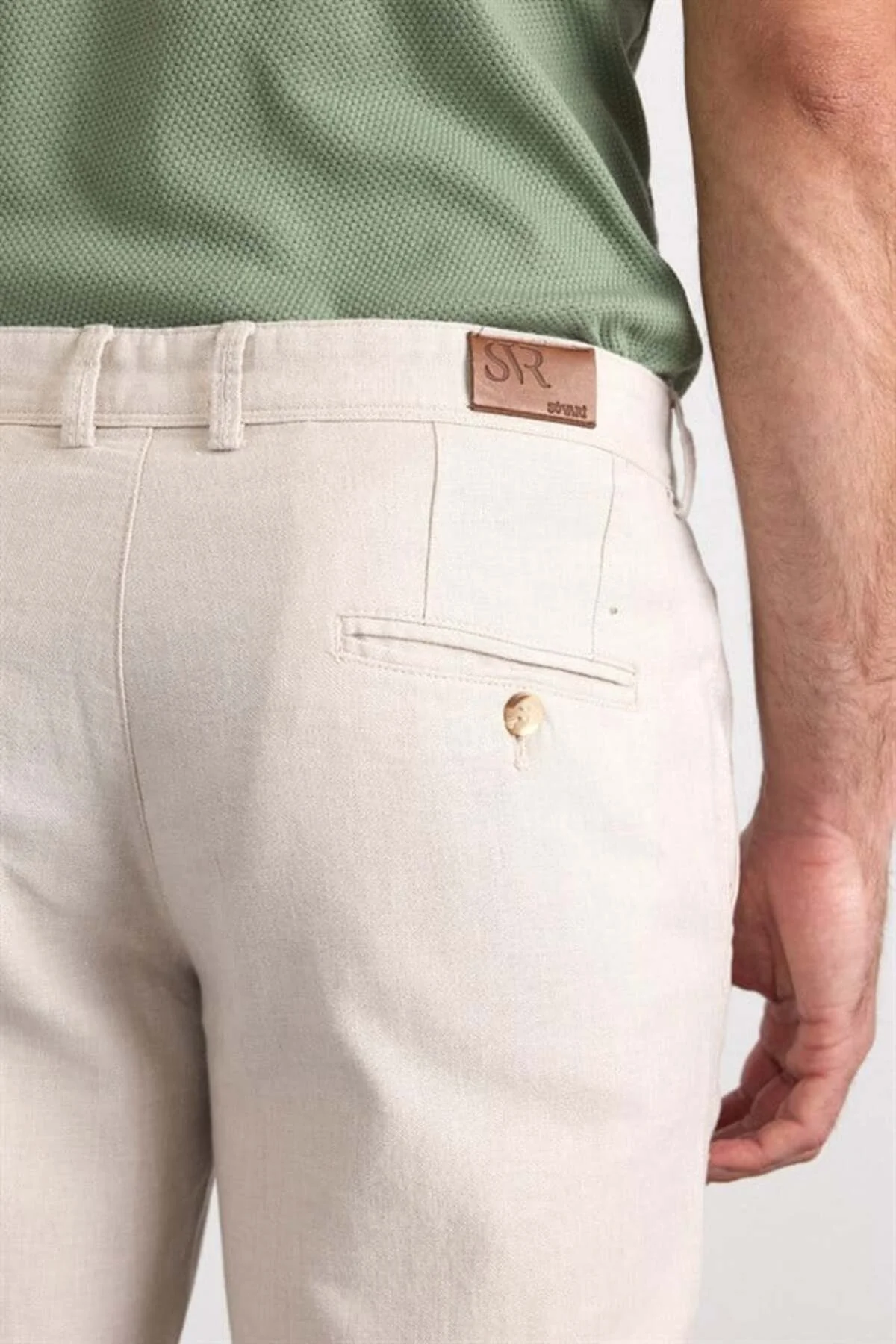 Bej Slim Casual Pantolon Bej Slim Casual Pantolon