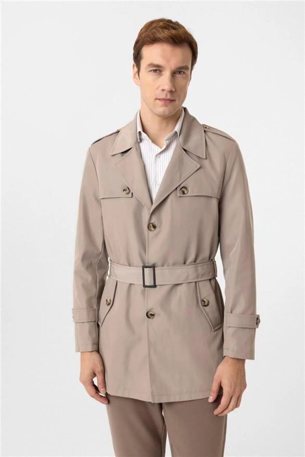 Bej Slim Düz Mont Bej Slim Düz Mont