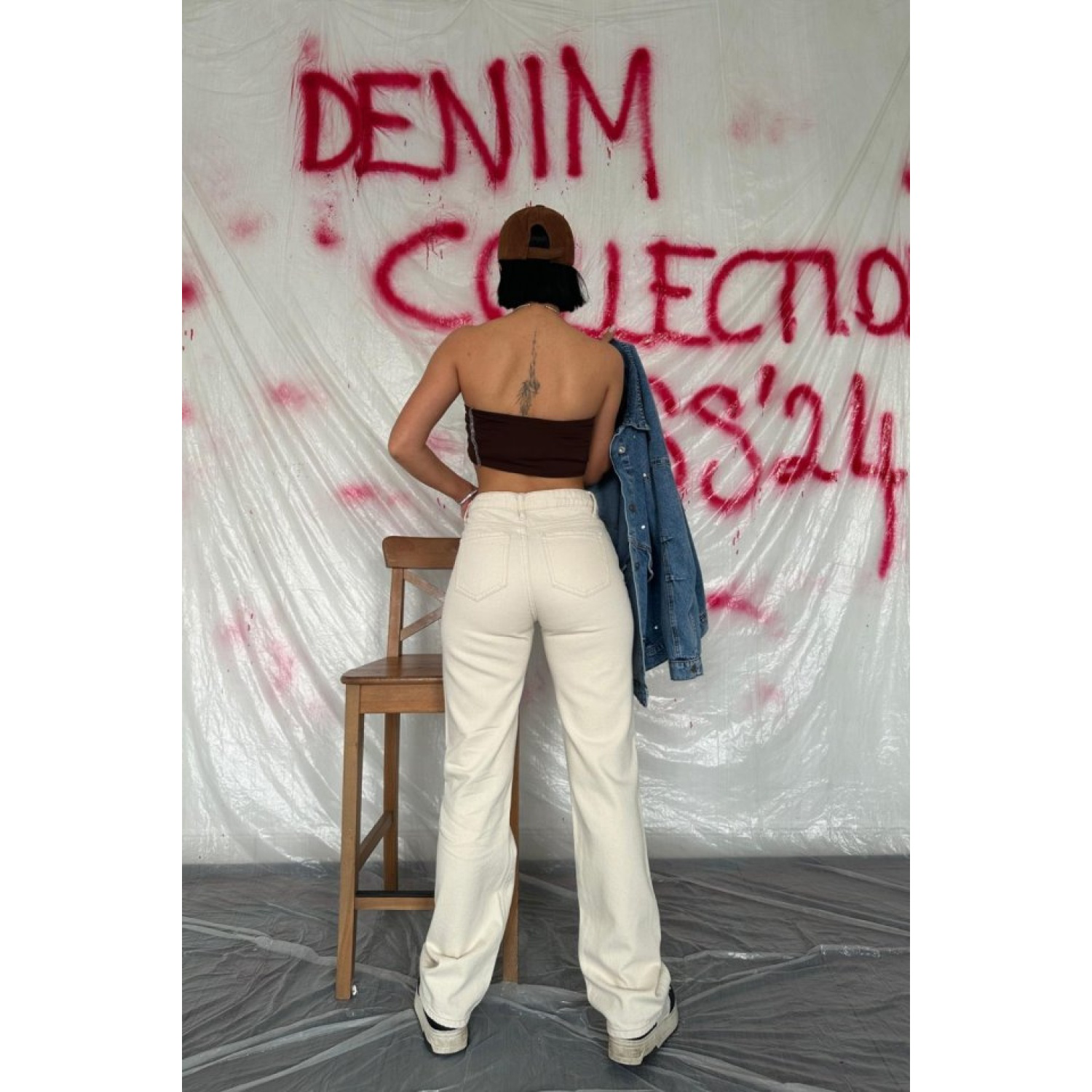 Bej Straightmania Jeans Pantolon