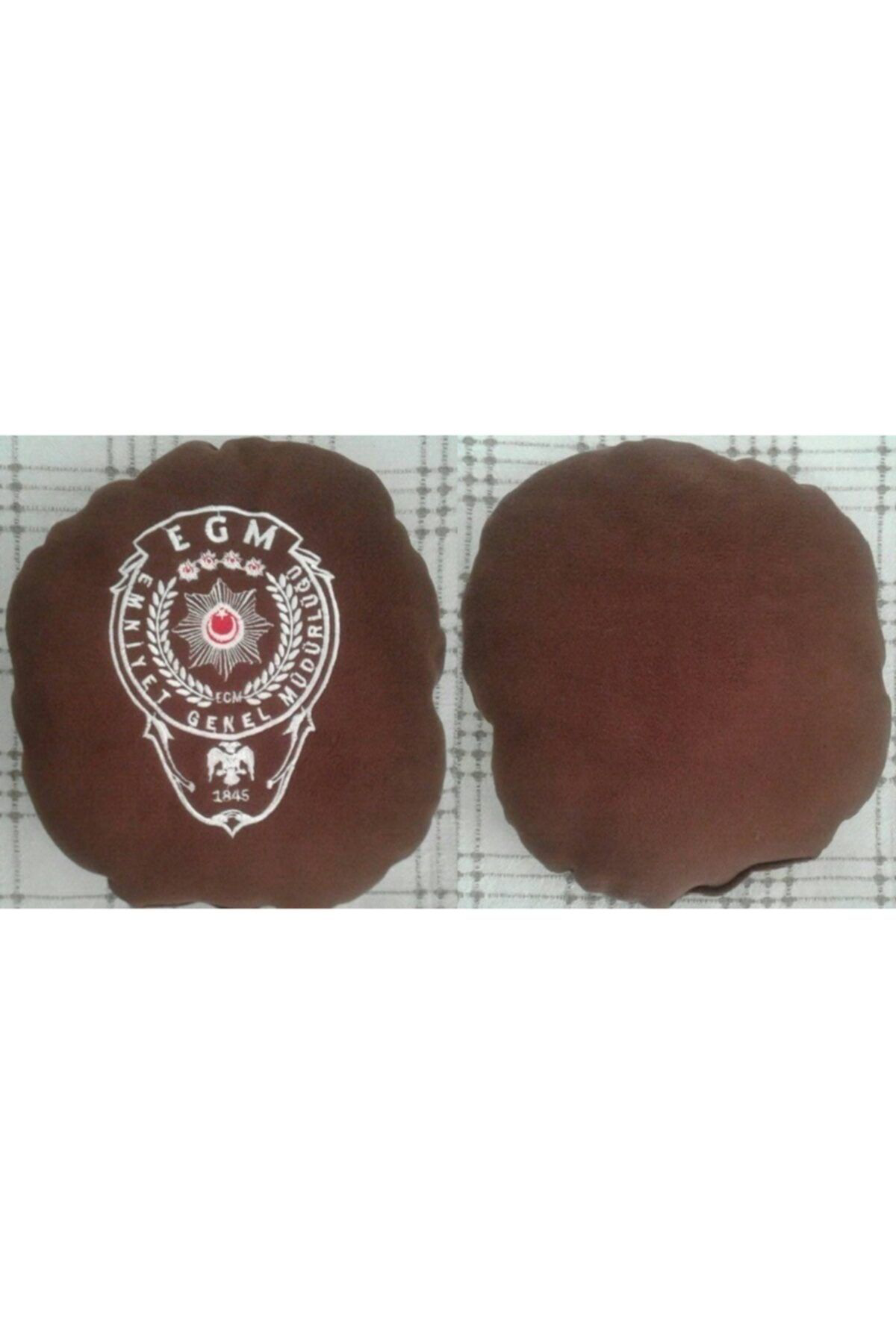 Bekçi Emoji Yastık Satınal,yazıları Nakış Işlemeli Silinmez