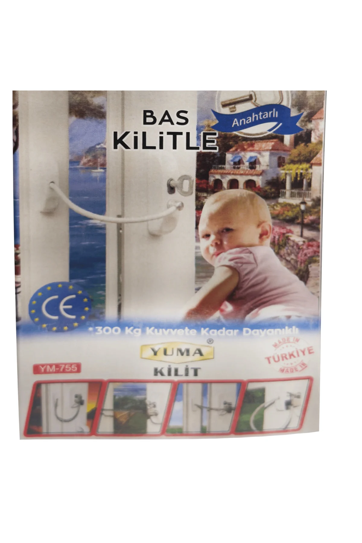 Bekçizade Çelik Halatlı Cam Kilidi Pvc Pimapen Anahtarlı Hırsız Kilidi Bebek Çocuk Emniyet Kilidi Fiyatı, Yorumları ve Özellikleri