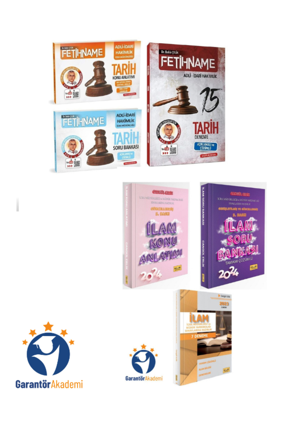 Bekir Çelik İcra Müdürlüğü FETİHNAMETarih Konu+Soru+15Deneme 3lüS