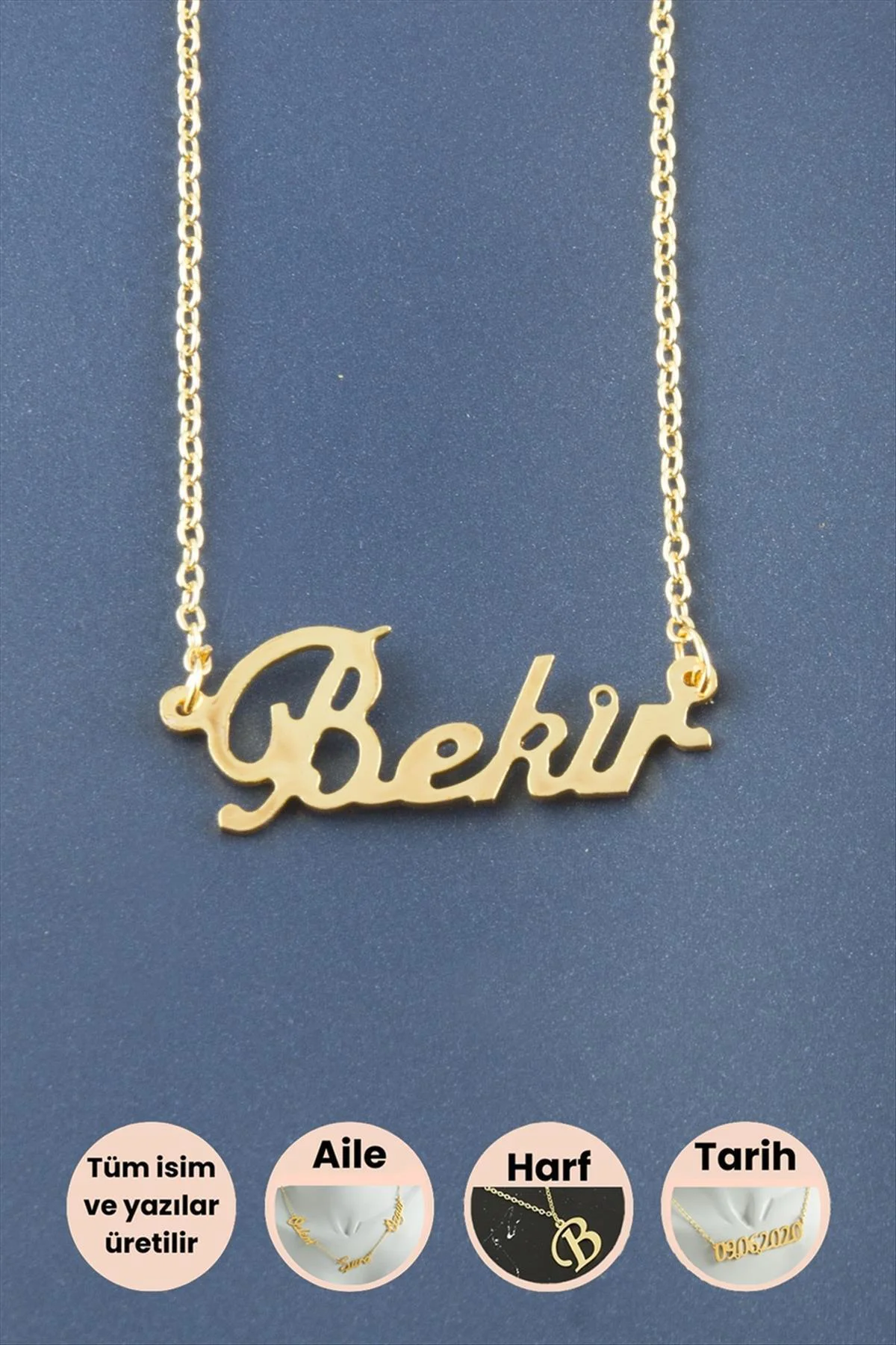 Bekir İsimli Kolye Bekir İsimli Kolye