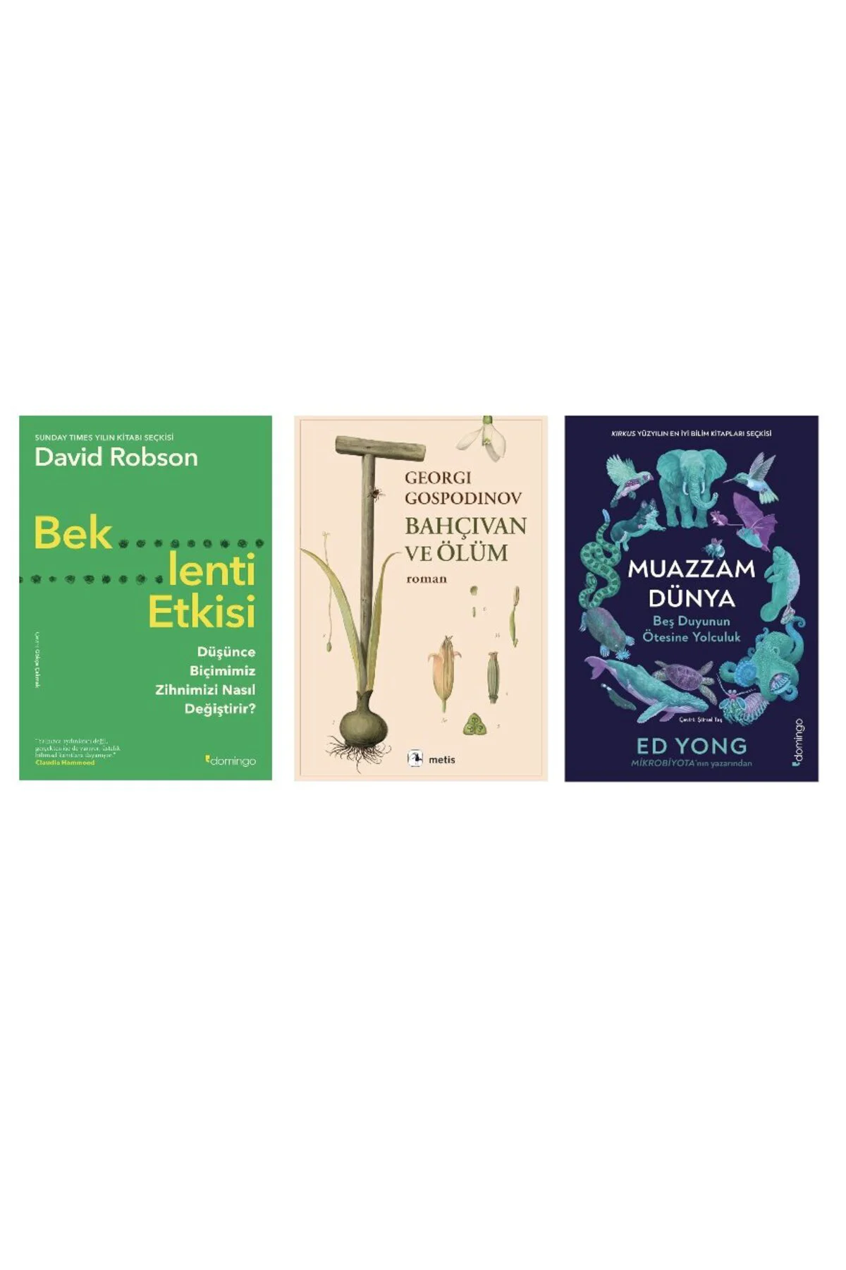 beklenti etkisi + bahcivan ve olum + muazzam dunya=(3 kitap) Fiyatı, Yorumları ve Özellikleri
