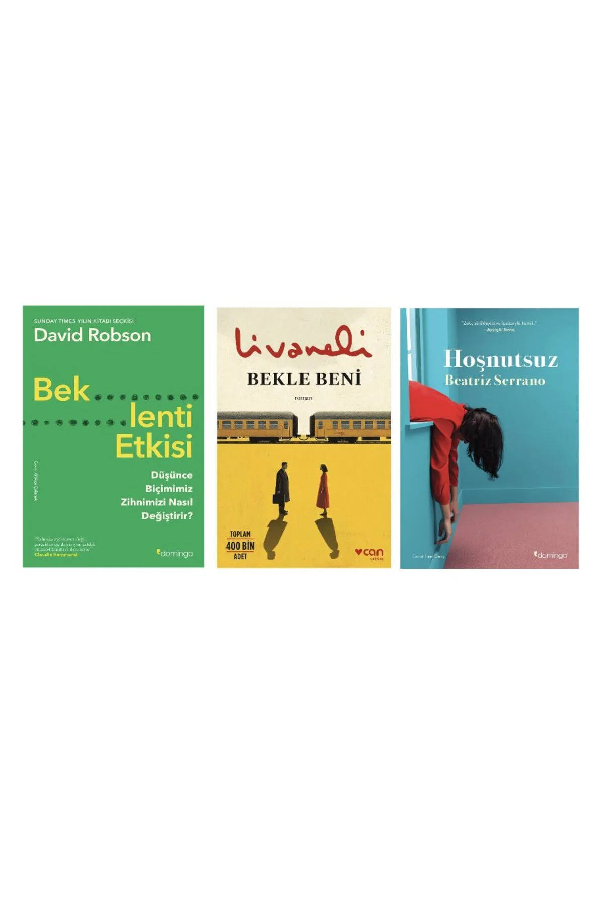 beklenti etkisi + bekle beni + hosnutsuz=(3 kitap)